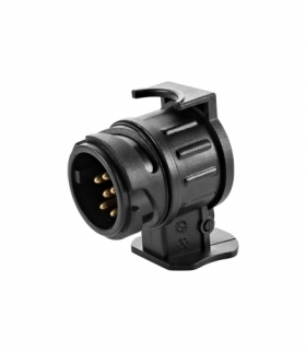 Adapter gniazda przyczepy 13/7-pinowy, tworzywo, 12/24V Orno OR-AE-13229