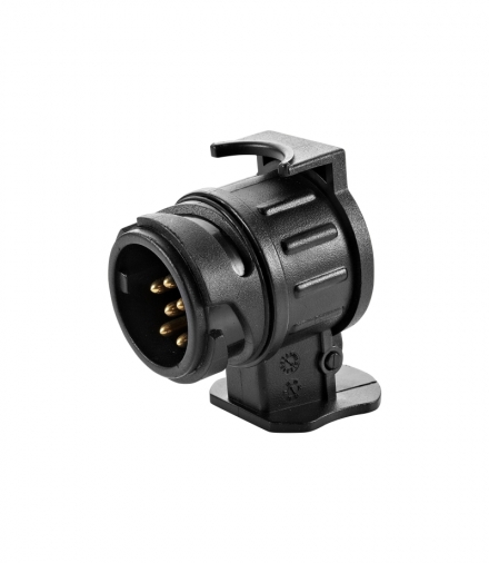 Adapter gniazda przyczepy 13/7-pinowy, tworzywo, 12/24V Orno OR-AE-13229