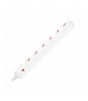Listwa zasilająca "Multiswitch", 6 gniazd 2P+Z (schuko), kabel 3x1,5mm², długość 1,5m, z wyłącznikami podświetlanymi: głównym dw