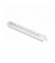 Listwa przeciwprzepięciowa, 6 gniazd 2P+Z schuko, kabel 3x1,5mm², długość 3m, z wyłącznikiem podświetlanym dwutorowym. 16A/230 V