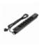 Listwa przeciwprzepięciowa, 6 gniazd 2P+Z (Schuko), kabel 3x1,0mm², długość 3m, czarna, 10A/230 VAC, z ochronnikiem przeciwprzep
