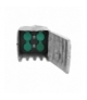 Gniazdo ogrodowe KAMIEŃ, 4x2P+Z (schuko), kabel gumowy H07RN-F 3x1,5mm², 3m, 2 tryby pracy: automatyczny (max.1100W)/ręczny (max