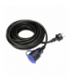 Przedłużacz warsztatowy bryzgoszczelny IP44, 1x2P+Z (schuko) 10m,kabel gumowy olejoodporny H07RN-F 3x1,5mm², 230VAC/16A Orno OR-