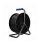Przedłużacz bębnowy, 4 gniazda 2P+Z, kabel PVC H05VV-F 3x1,5mm², długość - 50m, STAŁE GNIAZDA, termik, przesłony torów prądowych