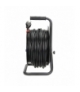 Przedłużacz bębnowy, 4 gniazda 2P+Z (schuko), kabel PVC H05VV-F 3x1,5mm², długość - 50m, STAŁE GNIAZDA, termik, przesłony torów 