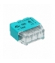 Złączka instalacyjna wciskana 3-przewodowa na drut 0,75-2,5mm² IEC 300V/24A 10 szt. Orno OR-SZ-8004/3/10