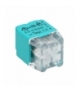 Złączka instalacyjna wciskana 4-przewodowa na drut 0,75-2,5mm² IEC 300V/24A Blister 10 szt. Orno OR-SZ-8004/4/B10