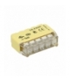 Złączka instalacyjna wciskana 5-przewodowa na drut 0,75-2,5mm² IEC 300V/24A 50 szt. Orno OR-SZ-8004/5/50