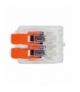 Złączka instalacyjna zaciskowa 2-przewodowa na dowolny przewód 0,2-4mm² IEC 450V/32A 100 szt. Orno OR-SZ-8005/2/100