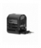 GOworld USB uniwersalny adapter podróżny do ponad 200 krajów świata, 100-240V, 8A, 2 x USB, 5V 2,4A inteligentna identyfikacja