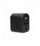 GOworld USB uniwersalny adapter podróżny do ponad 200 krajów świata, 100-240V, 8A, 2 x USB, 5V 2,4A inteligentna identyfikacja