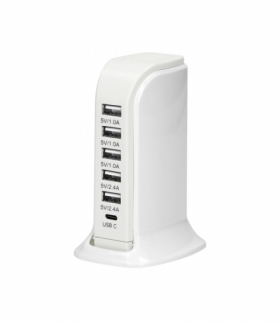 Stacja ładująca 6 x USB Orno OR-AE-13143