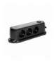 Listwa zasilająca nabiurkowa z wyłącznikiem 3x2P+Z, ładowarka 2xUSB 2.4A, Ogranicznik przepięć TYP 3, kabel H05VV-F 3x1,5, długo