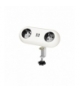 Gniazdo meblowe z uchwytem montażowym, ładowarką USB, 2 gniazda 2P+Z, 2xUSB, przewód 3x1,0mm² - 1,5m, białe Orno OR-AE-13197/W