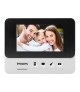 Philips WelcomeEye Compact, Zestaw wideodomofonowy, bezsłuchawkowy, kolor, LCD 4,3", menu OSD, sterowanie bramą 531104