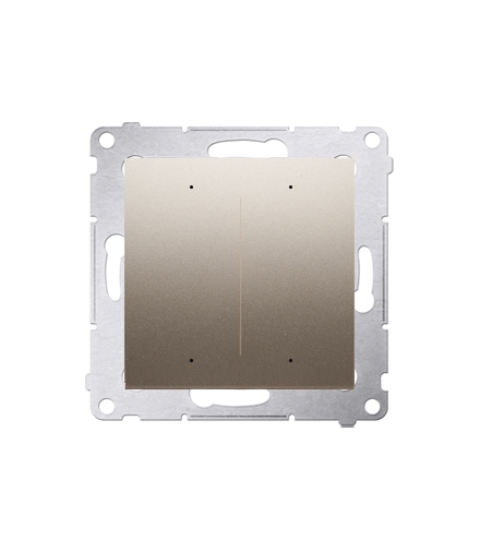 Sterownik przyciskowy oświetleniowy SWITCH D WiFi złoty matowy metalizowany DEW2W.01/44