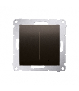 Sterownik przyciskowy oświetleniowy SWITCH D WiFi brązowy matowy metalizowany DEW2W.01/46
