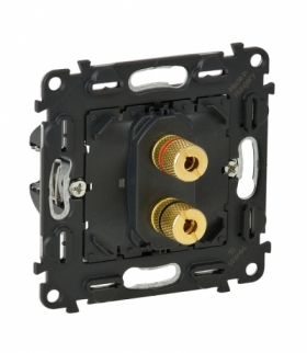 Valena Allure Gniazdo głośnikowe bananowe pojedyncze Legrand 753076