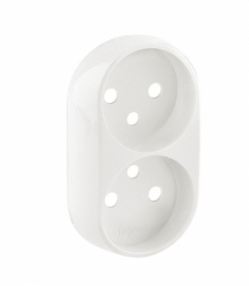 Valena Allure Plakietka gniazda 2 x 2P+Z wieloramkowego PERŁOWA Legrand 753999