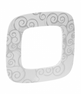 Valena Allure RAMKA ARABESKA CHROM POJEDYNCZA Legrand 754341