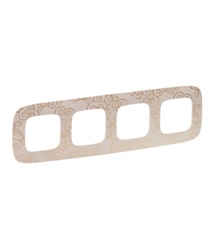 Valena Allure RAMKA ARABESKA ZŁOTO POCZWÓRNA Legrand 754354