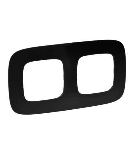 Valena Allure RAMKA CZARNY MAT PODWÓJNA Legrand 754402