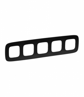 Valena Allure RAMKA CZARNY MAT PIĘCIOKROTNA Legrand 754405