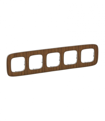 Valena Allure RAMKA ORZECHOWA PIĘCIOKROTNA Legrand 754465