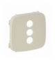 Valena Allure Plakietka gniazda 3xRCA KREMOWA Legrand 754726