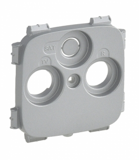 Valena Allure Plakietka TV-RD-SAT do gniazd innych producentów ALUMINIUM Legrand 754807