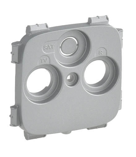 Valena Allure Plakietka TV-RD-SAT do gniazd innych producentów ALUMINIUM Legrand 754807