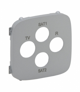 Valena Allure Plakietka gniazda TV-RD-SAT-SAT ALUMINIUM Legrand 754817