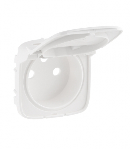 Valena Allure Plakietka gniazda 2P+Z BIAŁA z klapką Legrand 754865