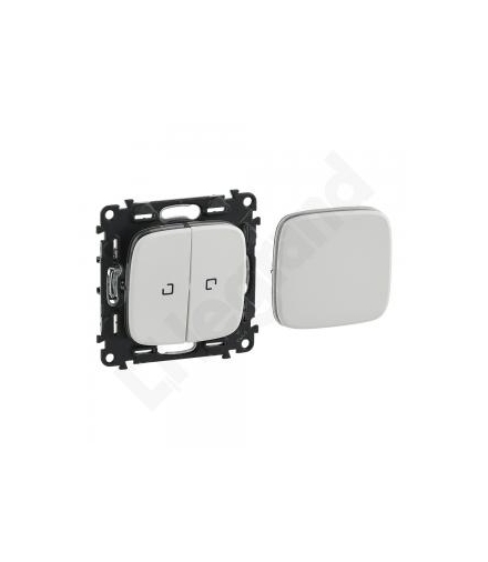 Valena Allure ŁĄCZNIK PODWÓJNY WIELOFUNKCYJNY PODŚWIETLANY BIAŁY Legrand 755195