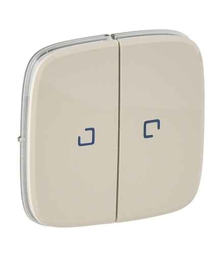 Valena Allure Klawisz podwójny podświetlany KREMOWY Legrand 755226