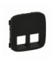 Valena Allure Plakietka gniazda 2 x RJ45 CZARNA Legrand 755428