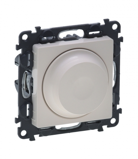 VALENA LIFE ŚCIEMNIACZ OBROTOWY BEZ ZACISKU NEUTRALNEGO KREMOWY 230 V Legrand 752260