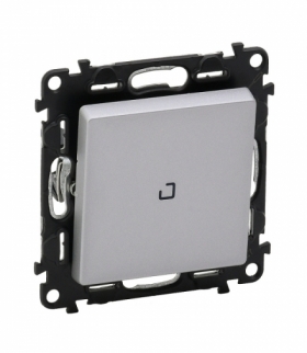 VALENA LIFE ŁĄCZNIK JEDNOBIEGUNOWY PODŚWIETLANY ALUMINIUM 250 V Legrand 752310