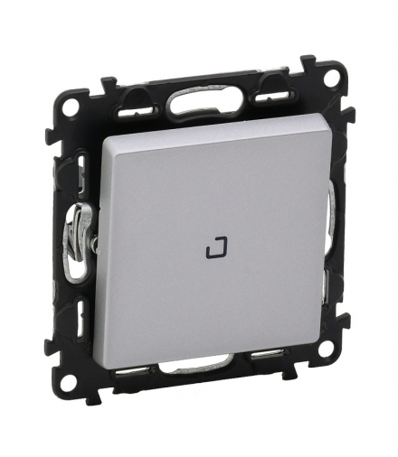 VALENA LIFE ŁĄCZNIK SCHODOWY PODŚWIETLANY ALUMINIUM 250 V Legrand 752326