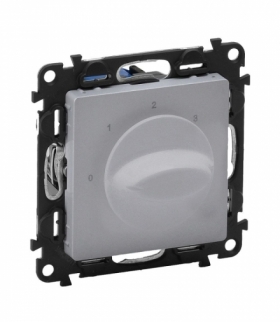 VALENA LIFE ŁĄCZNIK DO WENTYLACJI 4- POŁOŻENIOWY (0, 1, 2, 3) ALUMINIUM Legrand 752332