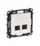 VALENA LIFE GNIAZDO 2 x RJ 11 BIAŁE Legrand 753139