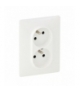 VALENA LIFE GNIAZDO 2 P+Z TYPU MONOBLOK BEZ PRZESŁONY BIAŁE16 A – 250 V Legrand 753187