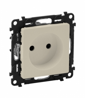 VALENA LIFE GNIAZDO 2 P Z PRZESŁONĄ KREMOWE 16 A – 250 V Legrand 753216