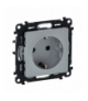 VALENA LIFE GNIAZDO 2P+Z SCHUKO 16 A - 250 V Z PRZESŁONĄ ZACISKI ŚRUBOWE ALUMINIUM Legrand 753324