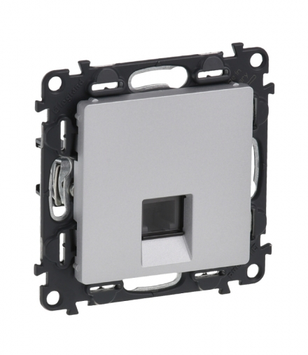 VALENA LIFE GNIAZDO 1 x RJ 11 ALUMINIUM Legrand 753338