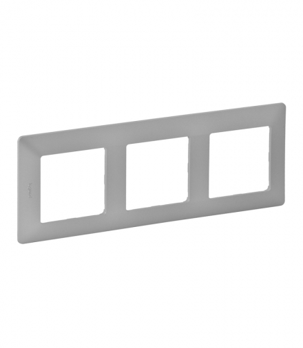 VALENA LIFE RAMKA METAL ALUMINIUM POTRÓJNA Legrand 754133