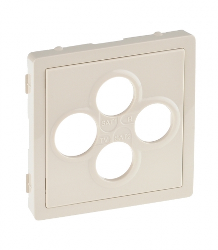 VALENA LIFE PLAKIETKA GNIAZDA TV-RD-SAT-SAT KREMOWA Legrand 754811