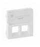 VALENA LIFE PLAKIETKA Z ETYKIETĄ GNIAZDA 2 x RJ 45 BIAŁA Legrand 755480