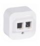 FORIX IP20 ADAPTER KEYSTONE 2XRJ45 BIAŁY Legrand 782426
