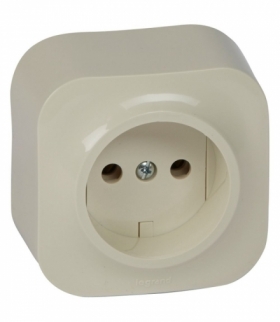 FORIX IP20 GNIAZDO 2P 16 A - 250 V KREMOWE Legrand 782440